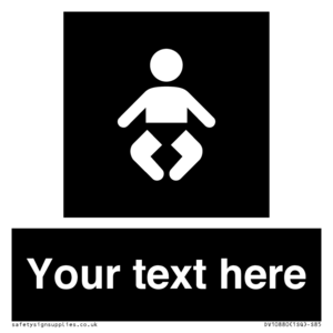 Custom information: black panel baby change